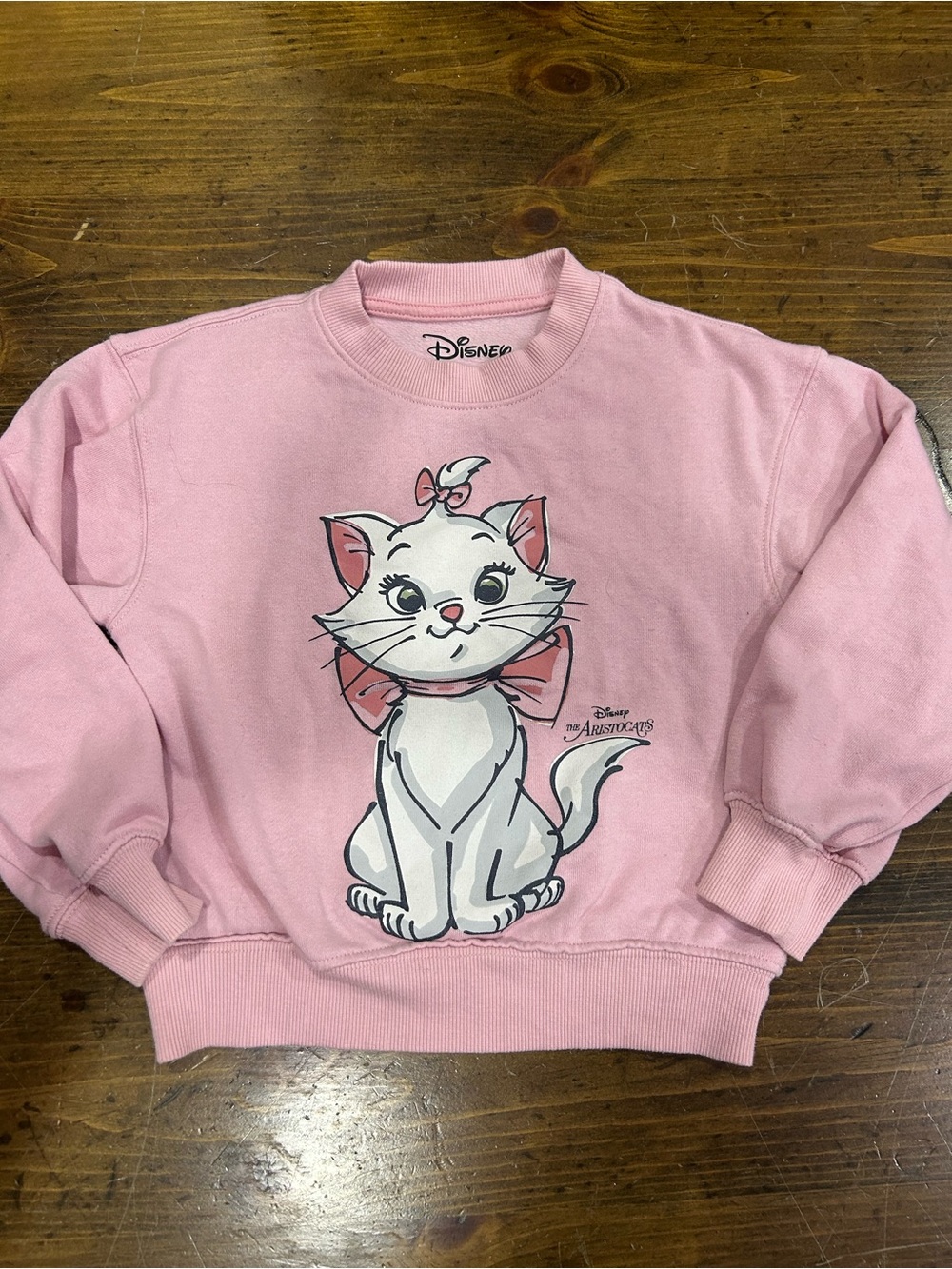 Disney Size 5/6 Girls The Aristocats Marie character crewneck sweatshirt